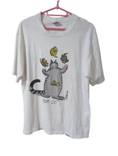 クレイジーシャツ クリバンキャット Tシャツ MOM CAT アメリカ製 USA