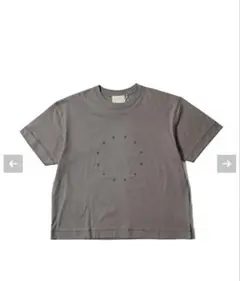 CIRCLE T サークルTシャツ JIAN YE GRAY