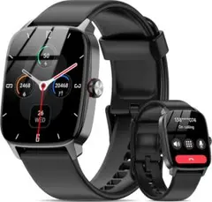 【匿名配送】スマートウォッチ 1.85インチ Bluetooth5.3通話機能