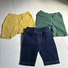 ショートパンツ3点セット サイズ80