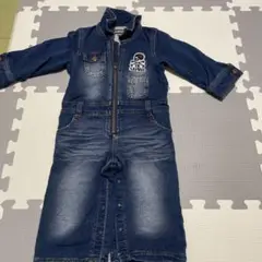 80センチ　オーバーオール　ロンパース