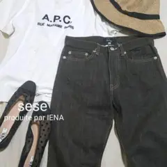 sese IENA テーパードデニム ブラウン 36
