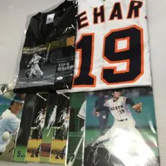 読売ジャイアンツ 長嶋茂雄 上原浩治 Tシャツ 巨人グッズ 巨人下敷き 野球