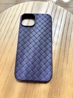 iphone13ケースカバー　編み込み模様