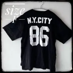 ビックシルエット　ビックロゴ　Tシャツ　男女兼用