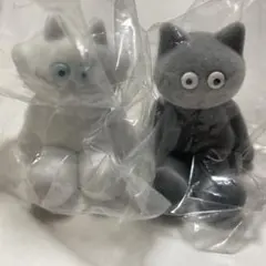 umao Plush Doll フィギュアコレクション　しろねこ、くろねこ