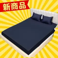 ボックスシーツ ベッドカバー 伸びるシーツ 洗濯可 キング 180×200cm
