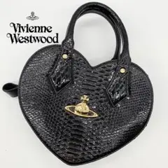 美品✨ ヴィヴィアン ハート型 クロコ ハンドバッグ