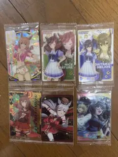 ウマ娘ウエハースカード　まとめ売り6枚