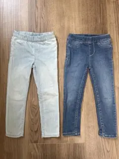 h&m キッズ jeggings 2色セット 98
