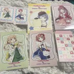 ゆるゆり サンリオコラボ 購入特典ブロマイド トレカ　セット