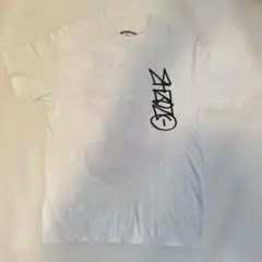 【レア】MINNANO 白Tシャツ　キャラクターバックプリント　Mサイズ
