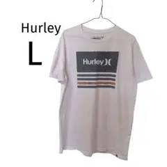 Hurley ハーレー [L] ピンク Tシャツ ロゴ入り