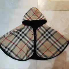 バーバリー リバーシブルケープ