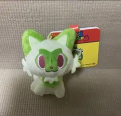 ポケモンドールズ　ニャオハ　ぬいぐるみキーホルダー　センター限定