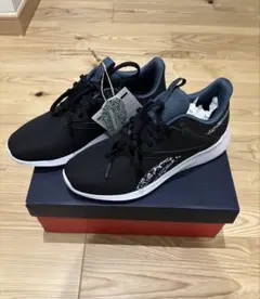 【新品•未使用】Reebok ブラックメッシュスニーカー＊24cm