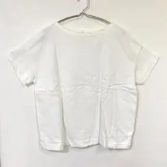 ♪【無印良品】Tシャツ 半袖 綿100％ サイドスリット クルーネック M-L