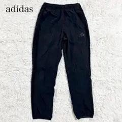 【adidas】アディダス ジャージパンツ ブラック スポーツ M 裾リブ