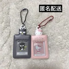 サンリオ　エンジョイアイドル　id キティ　バツ丸　ミニチュアチェキ用ホルダー