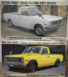 1/24 サニートラック　カスタム　ジオラマ　クリアケース付　サニトラ　旧車 1/24 サニートラック カスタム ジオラマ クリアケース付