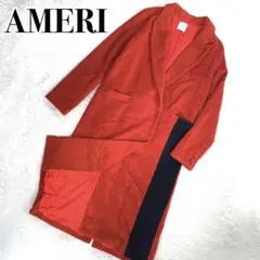 ◎美品◎『AMERI』ダブル チェスターコート オレンジ