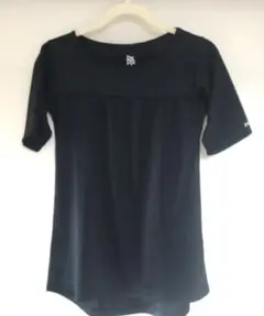【bspix】 ブラックTシャツ半袖 フォーマル 上品 シンプル レディース