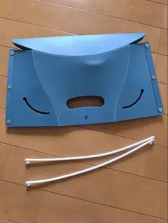 折りたたみ式アウトドアチェア 青　取っ手付き