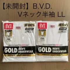 【未開封】B.V.D. V首半袖Tシャツ LL 2枚セット