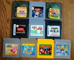 ゲームボーイソフトセット 10本