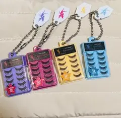 ダイヤモンドラッシュ　つけまつげセット 4色