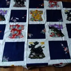 着物模様 タペストリー 約140cm x 100cm