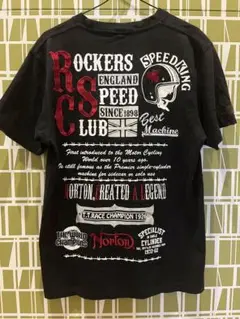 Norton Rockers England Speed Club Tシャツ　黒
