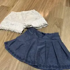 メゾピアノ　ショートパンツSET 美品　130