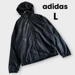 adidas アディダス　L 黒 clima proof 防水　アウトドアウェア