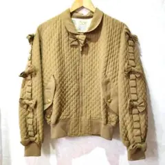 KANEKO ISAO カネコイサオ リボン キルティング ジャケット ブルゾン