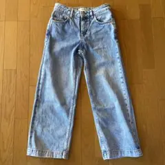 MANGO ライトブルーワイドレッグデニム EUR 36