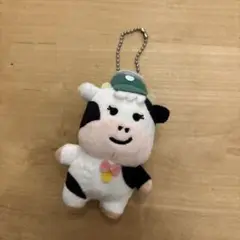 よつ葉乳業 マスコット みるる ぬいぐるみ ボールチェーン付き キーホルダー
