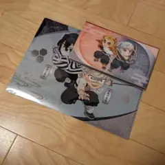 ★未開封品★鬼滅の刃 描き下ろし合体奥義みにきゃらイラスト A4クリアファイル