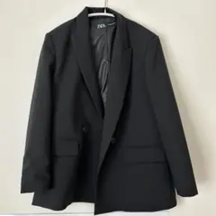 ZARA オーバーサイズジャケット　M ブラック