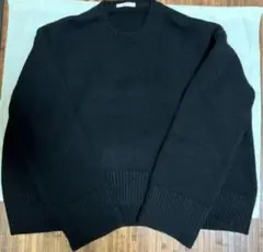 セリーヌ フィービーファイロ カシミヤチャンキーニット BLACK Lサイズ