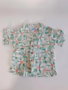 DEUX BLEU 半袖シャツ 花柄 80