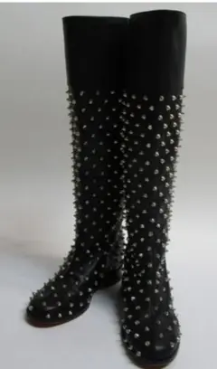 Christian Louboutin スタッズ ブーツ ルブタン