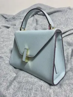 新品同様❣️ ノーブランド　ハンドバッグ　ブルーグレー