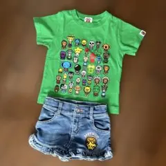 BABY MILO Tシャツとショートパンツ2点セット