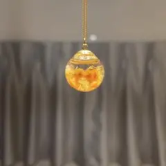ミモザ ハーバリウムネックレス