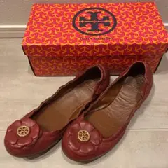 Tory Burch フラットシューズ 8 24.5 25.0 バレエシューズ