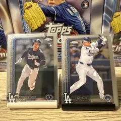 topps MLB chrome キム・ヘソン ・大谷翔平 セット