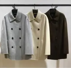 美品Theory luxe ダブルブレストPコート