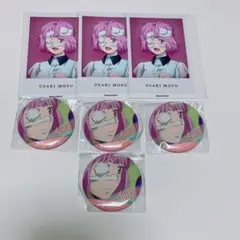 鴨乃橋ロンの禁断推理 鴨ロン 卯咲もふ ミニブロマイド ミニ缶バッジ