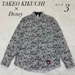 TAKEO KIKUCHI ×Disney 長袖シャツ　サイズ3 ミッキーマウス